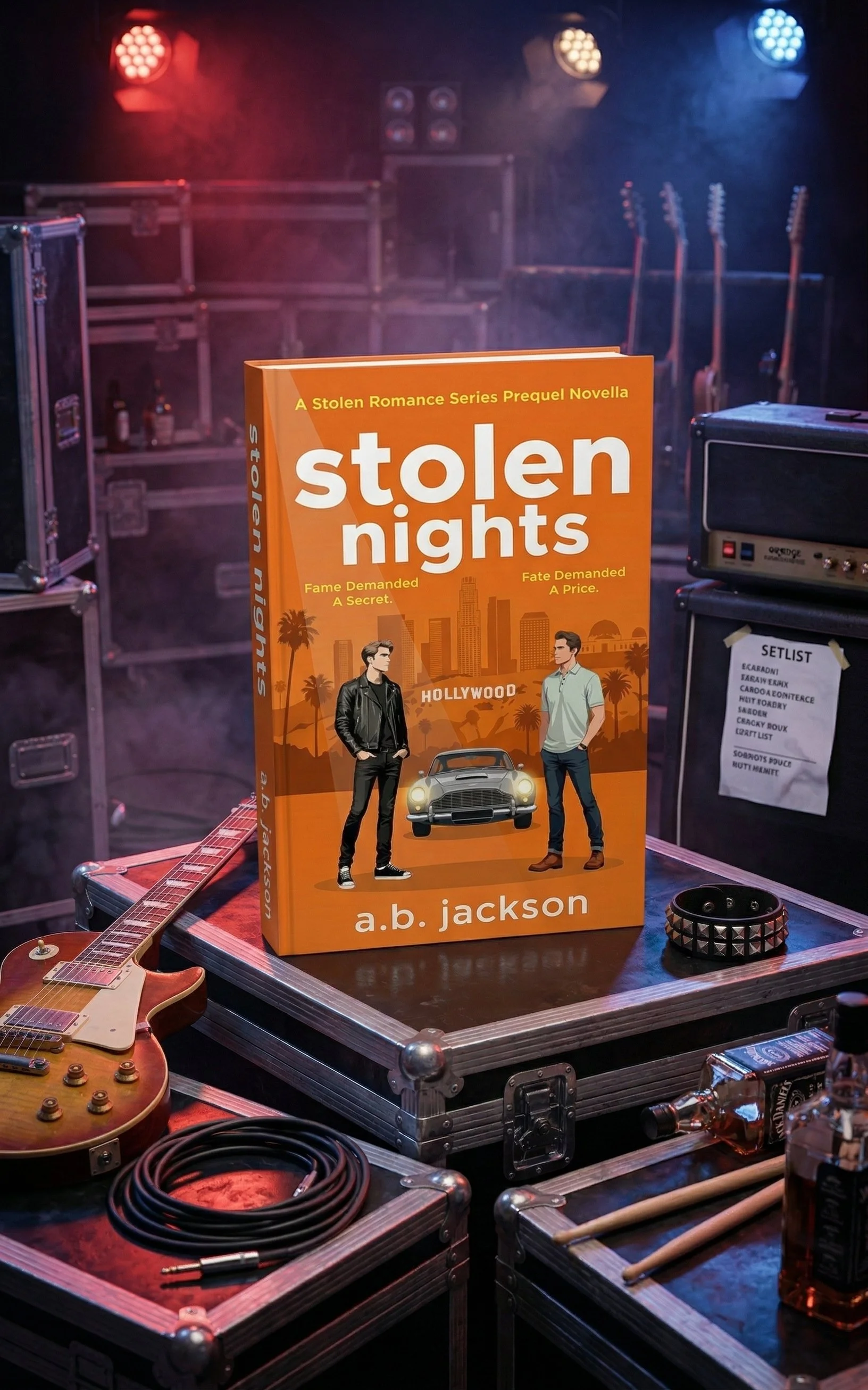 Stolen Hearts — LGBTQ+ Rockstar Romance by A. B. Jackson — A. B.